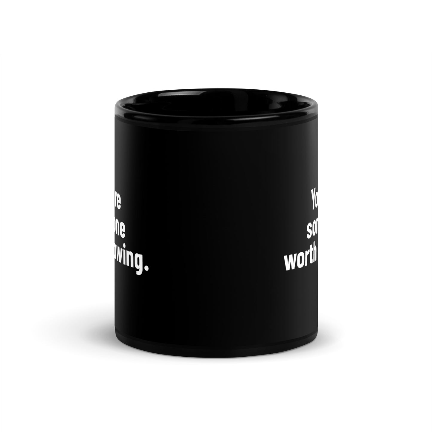 Black Glossy Mug