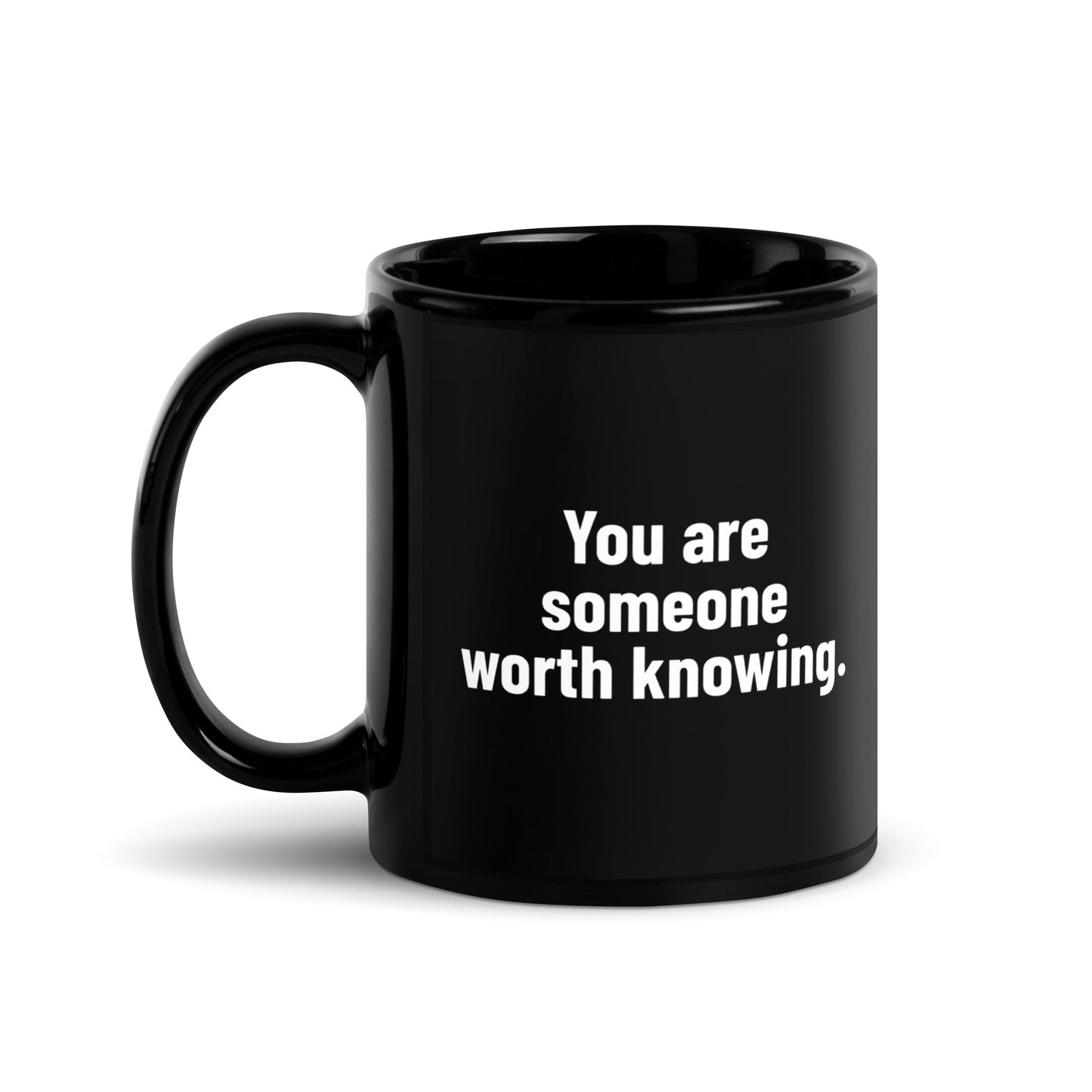 Black Glossy Mug