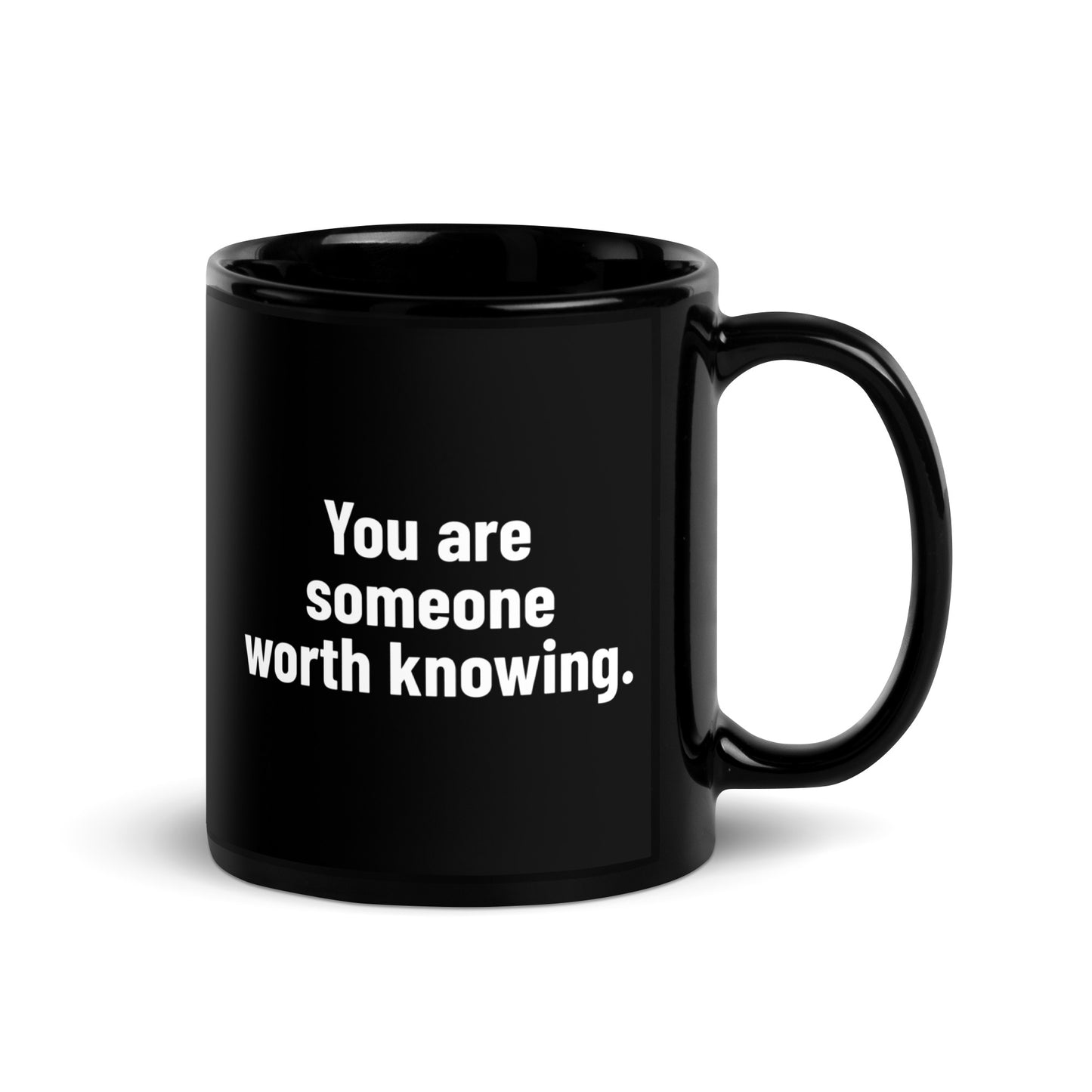 Black Glossy Mug