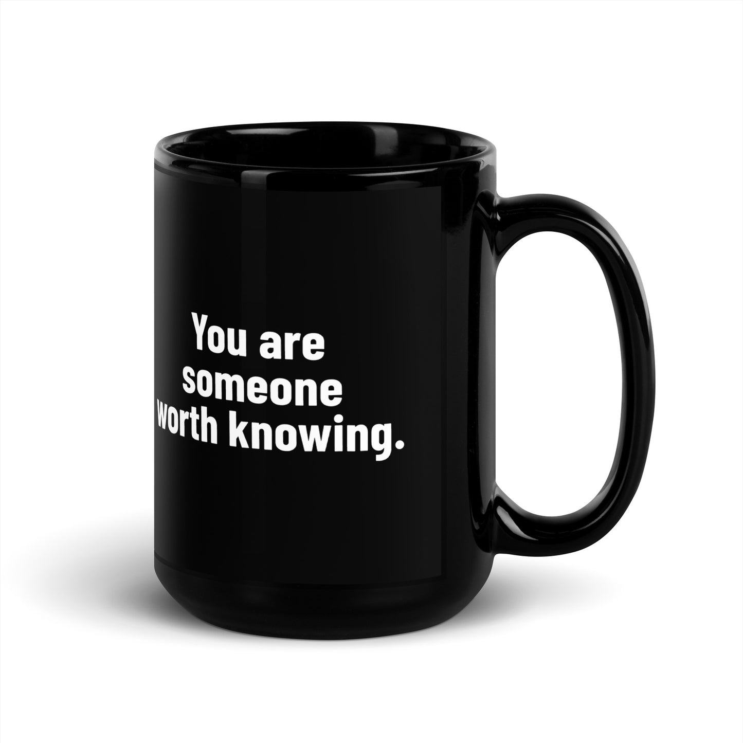 Black Glossy Mug