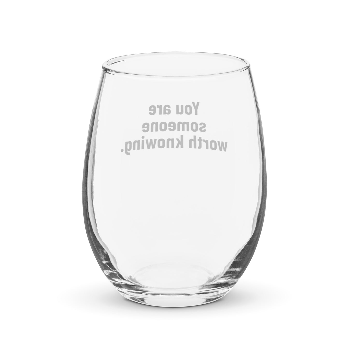 Stemless Wine Glass