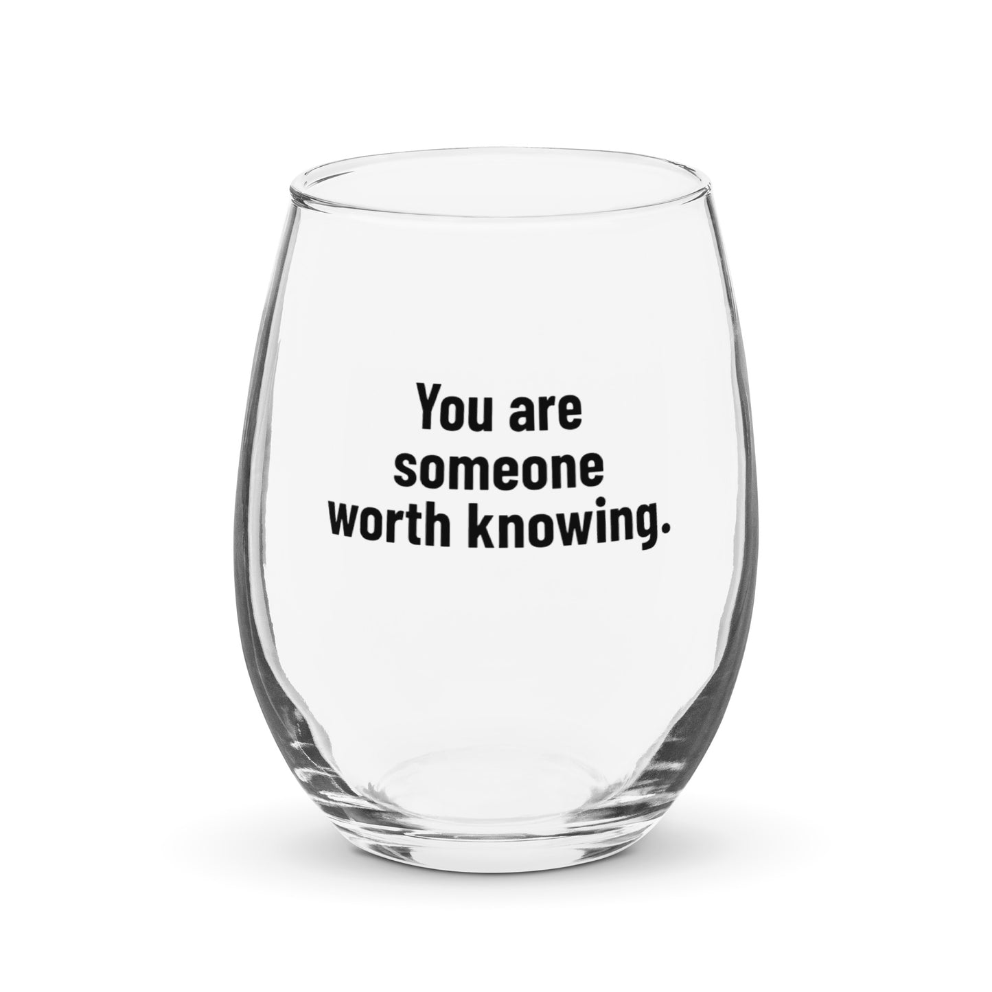 Stemless Wine Glass