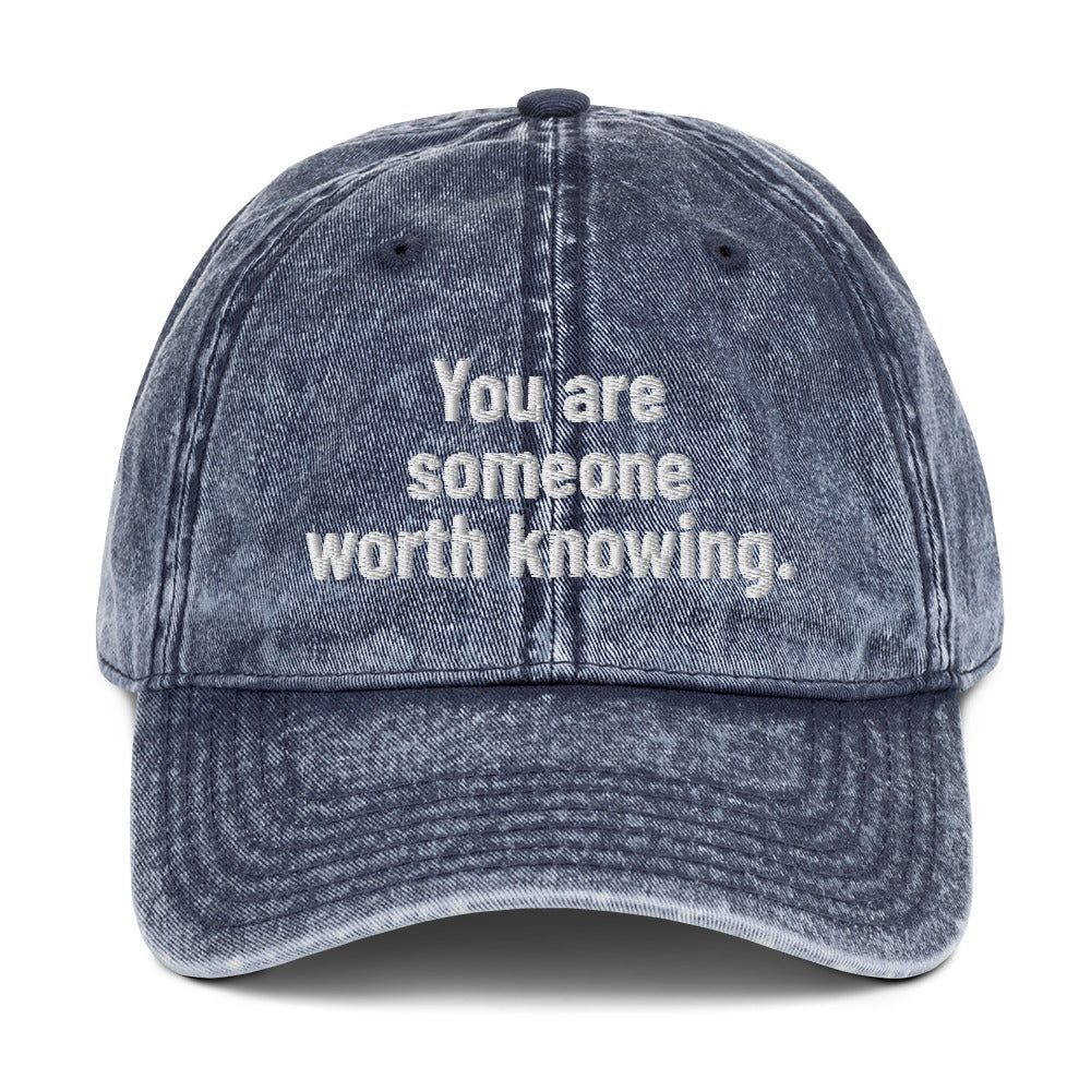 I AM AN ELECTRICIAN Professional Vintage Cotton Twill Cap Work